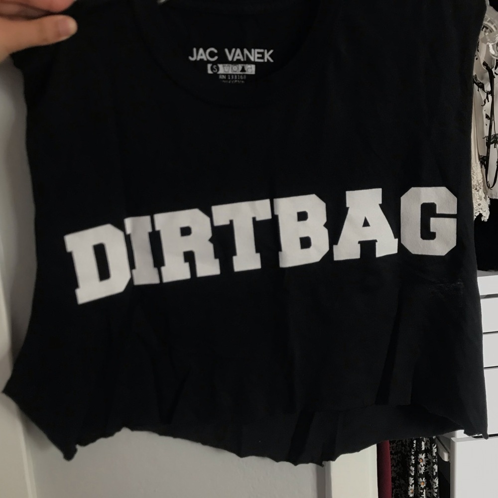 Jac Vanek Cropped Muscle Tee! Never worn.